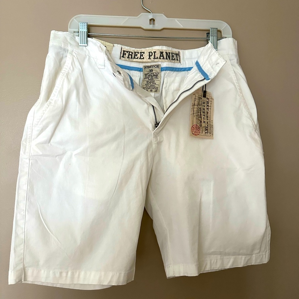Free Planet men’s shorts.
